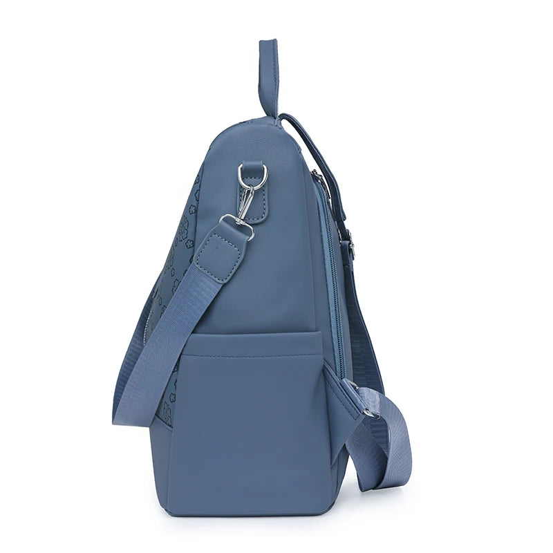 Leather Anti Theft Backpack Purse