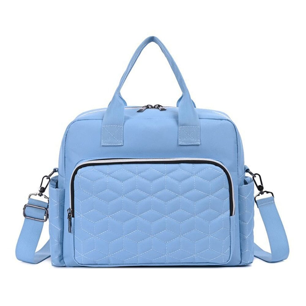 Compact Messenger Diaper Bag The Store Bags blue three 