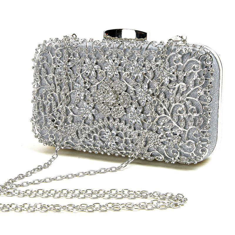 Sparkly Prom Clutch The Store Bags Silver 