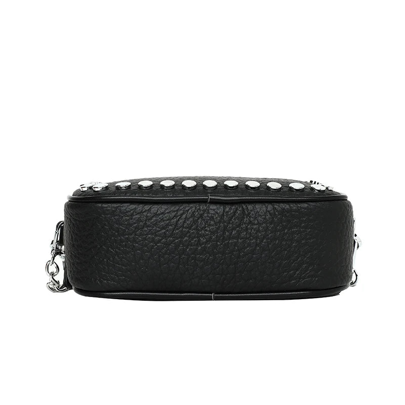 Black Rivet Purse Leather The Store Bags 