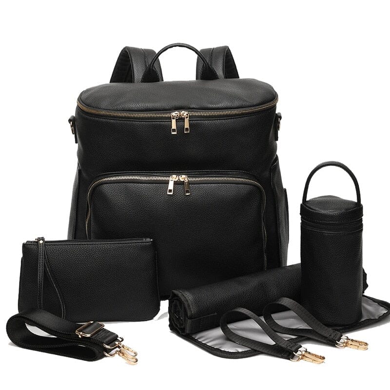Faux Leather Maternity Backpack The Store Bags Black 