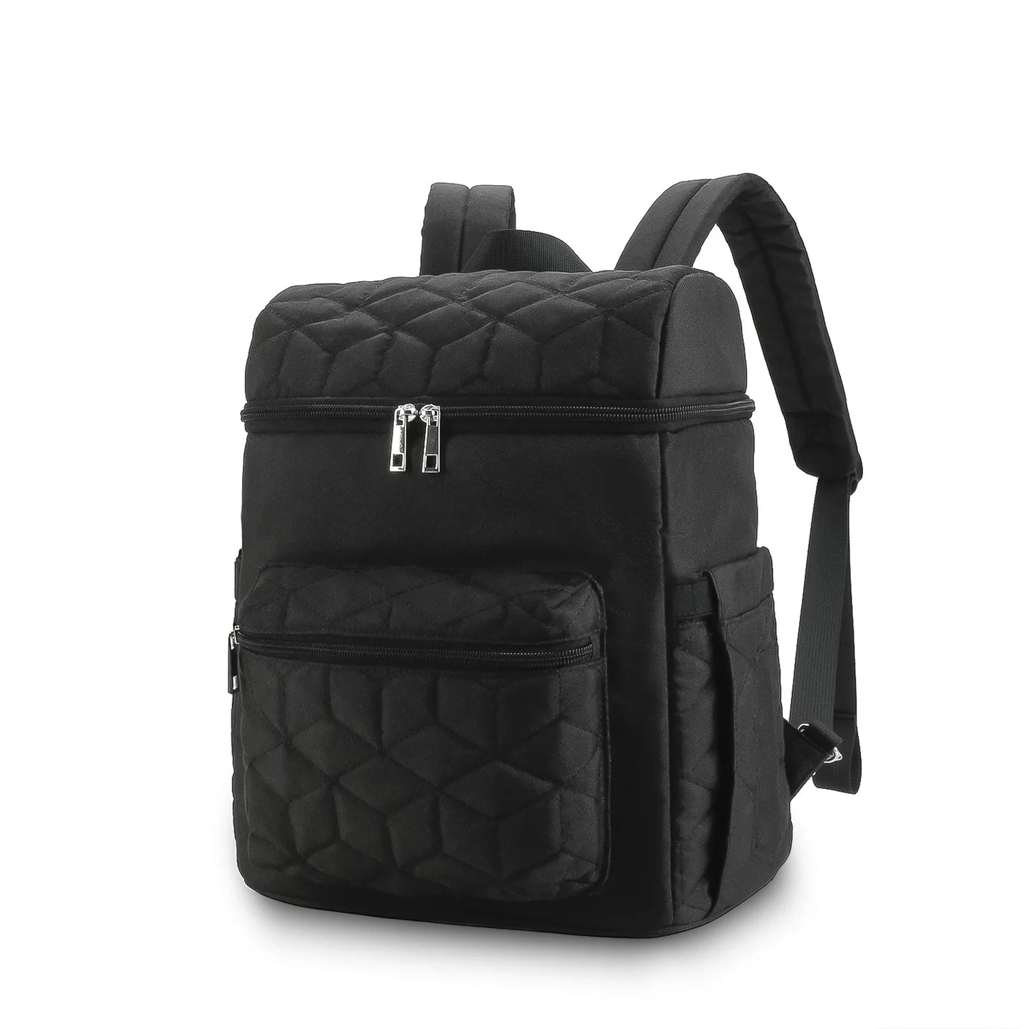Quilted Nylon Diaper Bag
