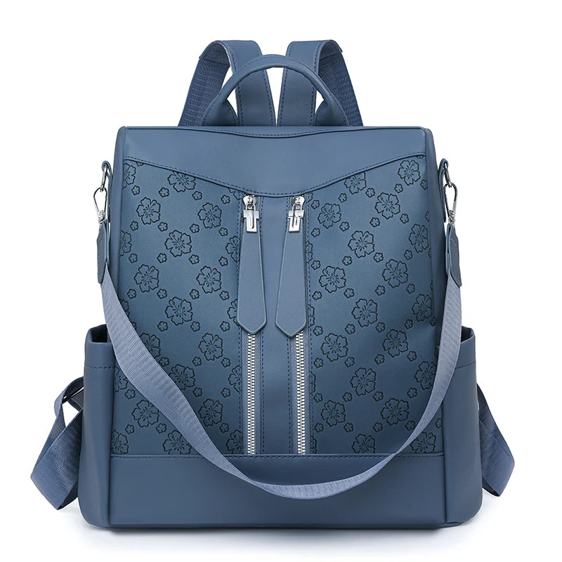 Leather Anti Theft Backpack Purse