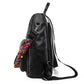 Faux Leather Laptop Backpack Women's