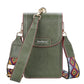 Small Leather Crossbody Bag For Phone The Store Bags green 