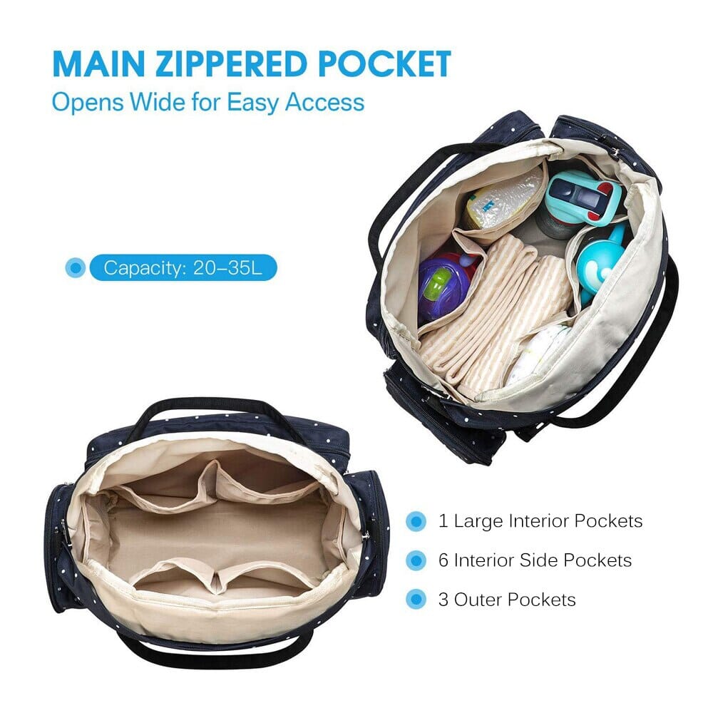 Amazon.com: LILLY+BUB Diaper Bag Organizing Pouches Set of 3 Diaper Bag  Packing Cubes, Diaper Bag Organization, Clear Pouches for Organizing : Baby