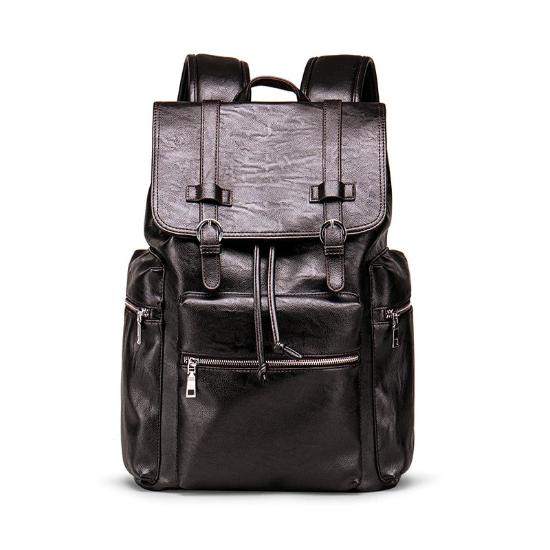 Leather 15 inch Laptop Backpack The Store Bags Brown 