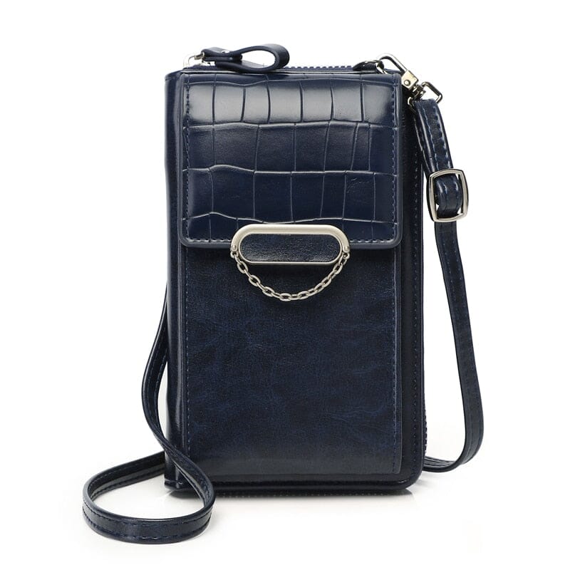 Leather Phone Pouch Crossbody The Store Bags Blue China 