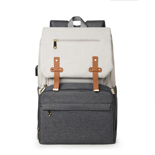 Mochila de maternidad con carga USB