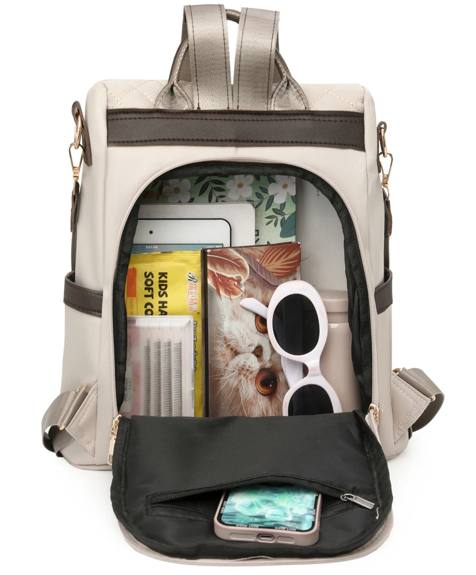 Anti Theft Backpack For Ladies