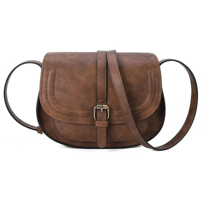 Brown Leather Shoulder Bag Ladies The Store Bags DARK BROWN 