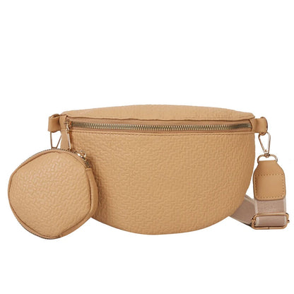 Leather Crossbody Belt Bag The Store Bags Khaki 