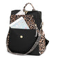 Cheetah Print Backpack Purse