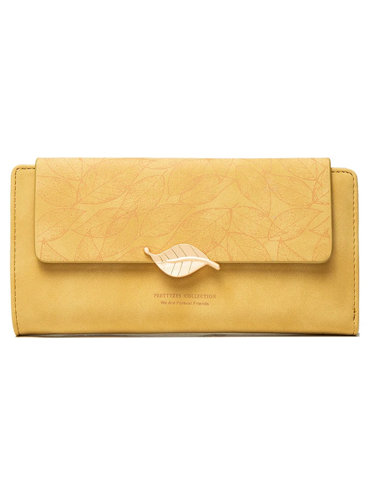 Cartera plegable con solapa para mujer