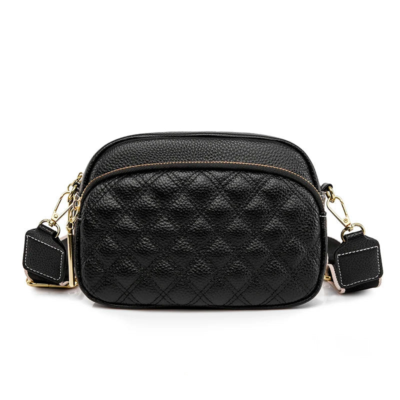 Small Quilted Crossbody Bag The Store Bags black 21cm 8cm 15cm 