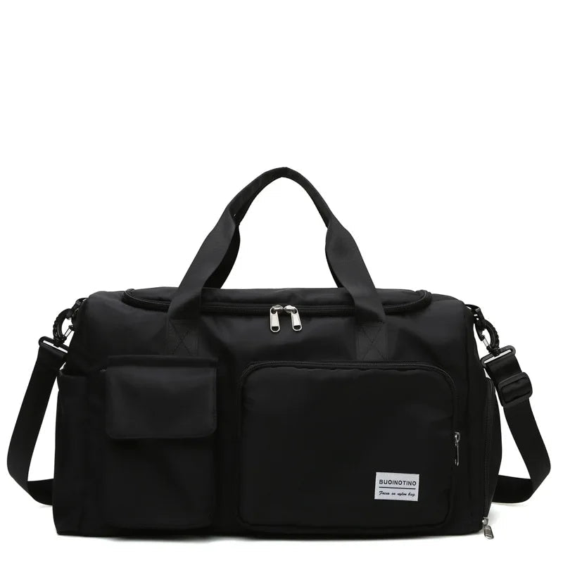 Women's Weekender Bag With Shoe Compartment The Store Bags Black 