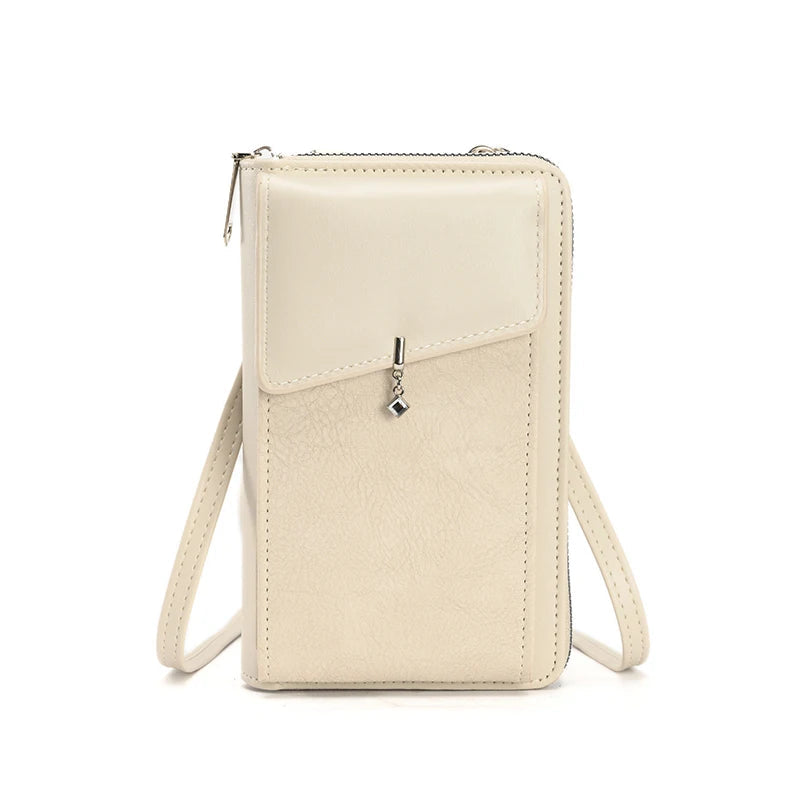 Leather Clutch Wallet With Phone Pocket The Store Bags White 