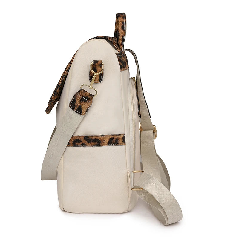 Cheetah Print Backpack Purse