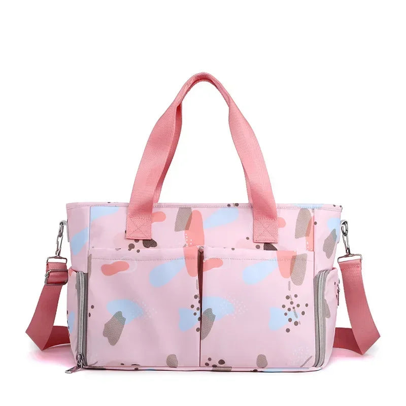 Floral Tote Diaper Bag