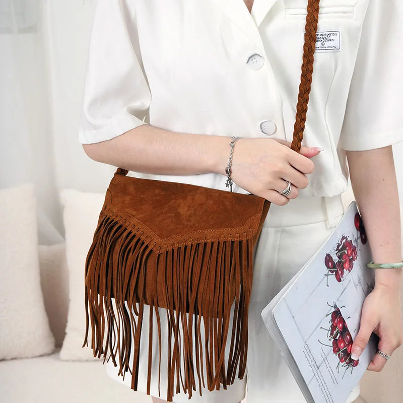 Bolso hippie con flecos The Store Bags