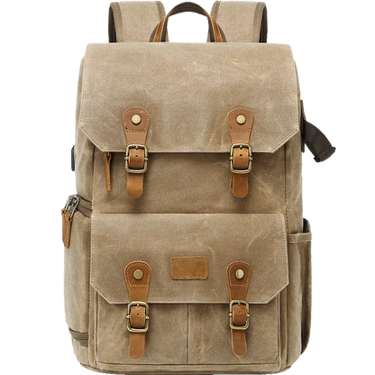 Brown Waxed Canvas Camera Bag The Store Bags Khaki CHINA 