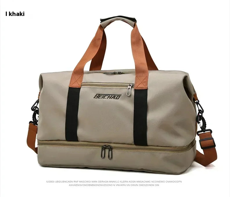 Womens Gym Bag With Separate Shoe Compartment The Store Bags khaki 