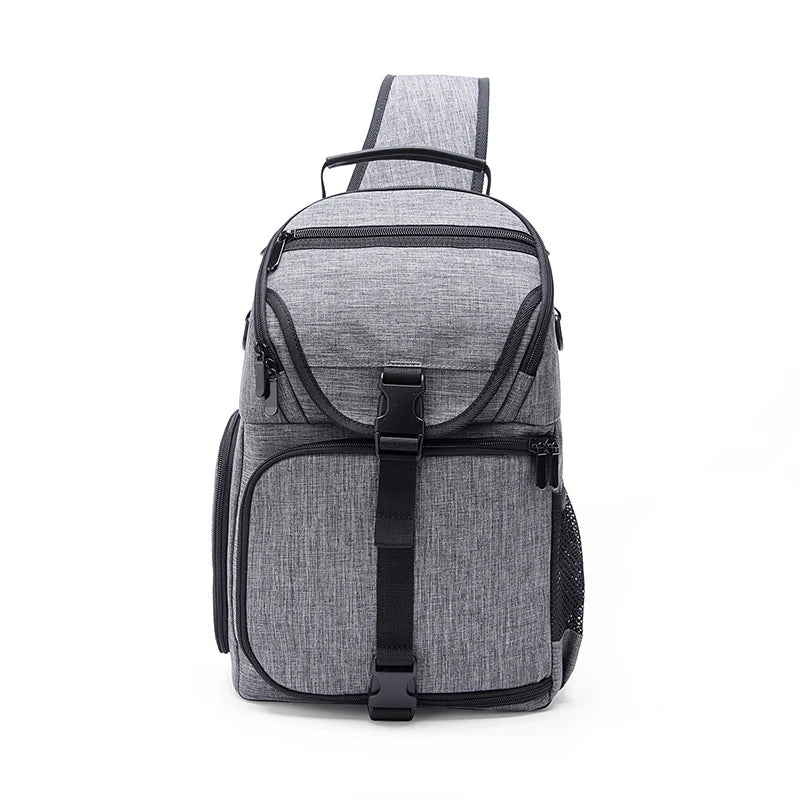 Black Canvas Vintage Camera Bag The Store Bags gray 