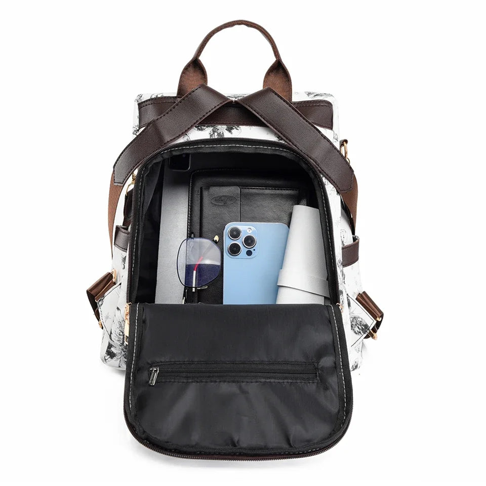 Backpack With Hidden Compartment