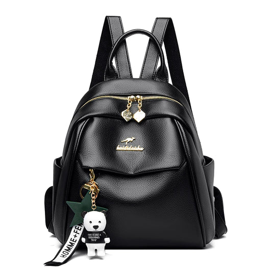 Mochila pequeña cuero mujer