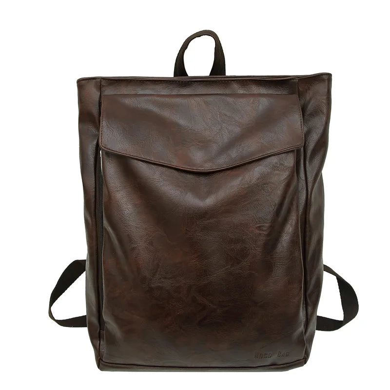 PU Leather Laptop Backpack