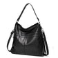 Bolso de hombro con piel