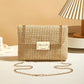 Straw Chain Shoulder Bag