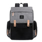 Lequeen Backpack Diaper Bag The Store Bags Black Gray 