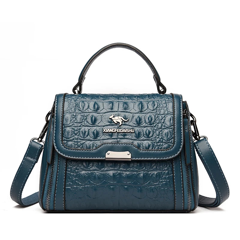 Embossed Crossbody Bag The Store Bags Blue 