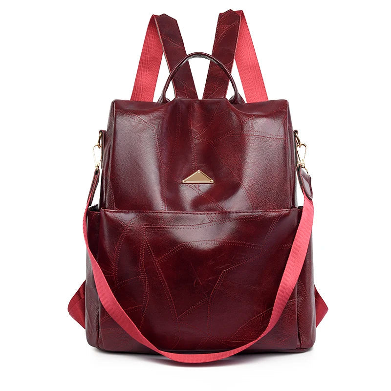 Anti Theft Womens Backpack The Store Bags Red 