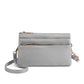 Double Zip Crossbody Purse The Store Bags F Gray 