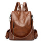 Leather Backpack Purse Anti Theft
