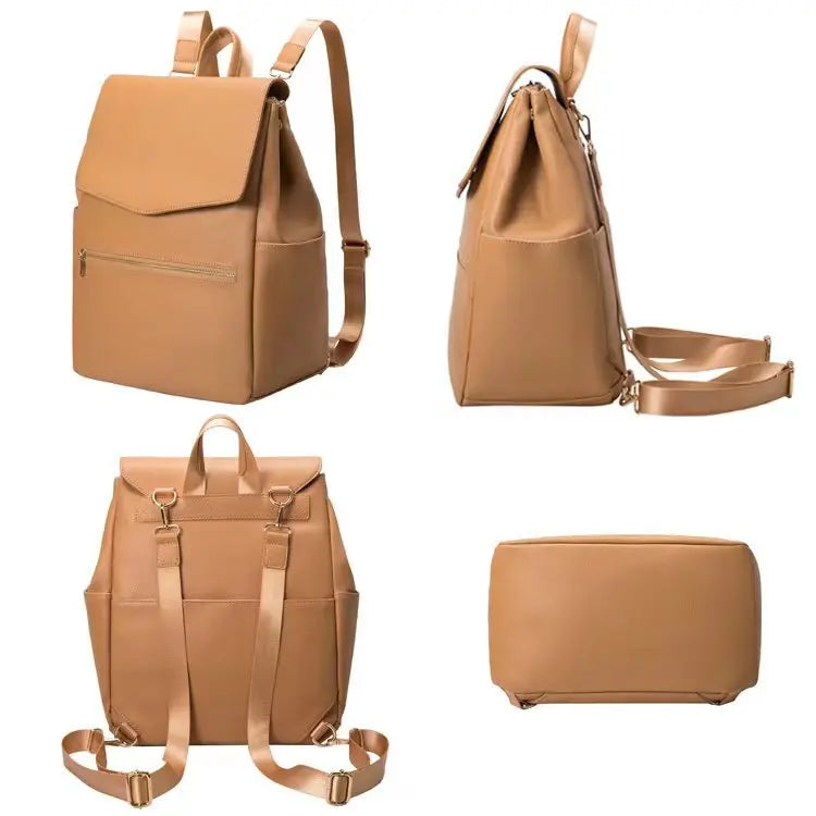 Faux Leather Diaper Backpack The Store Bags 