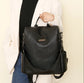 Leather Anti Theft Backpack Women