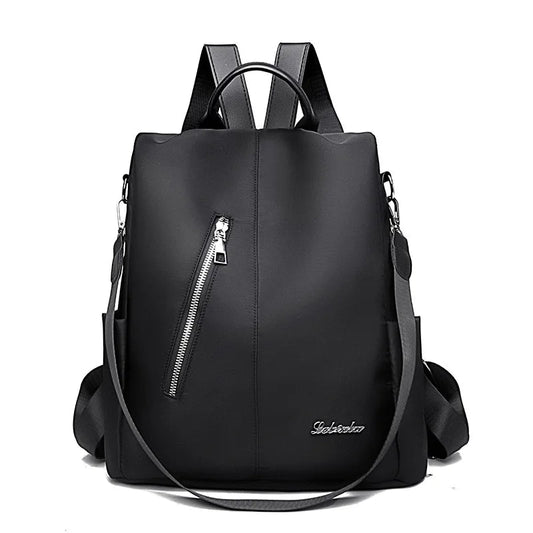 Backpack With Back Zip Pocket The Store Bags Black 