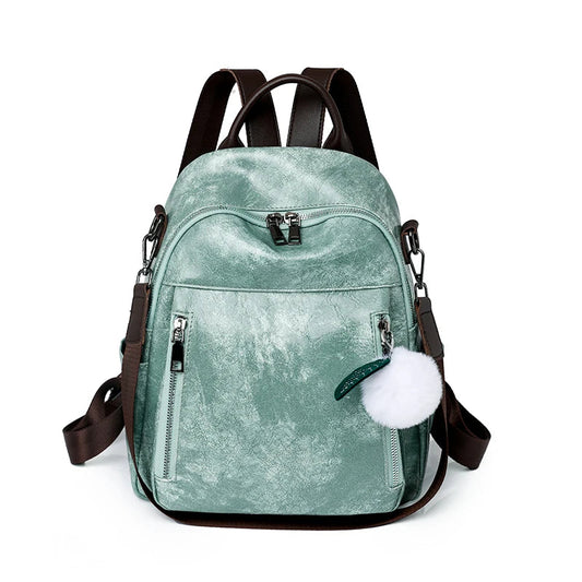 Small Leather Convertible Backpack The Store Bags Green 