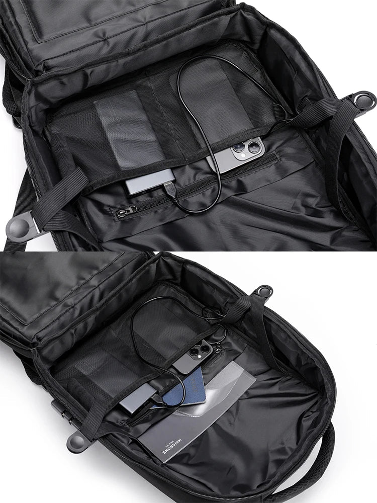 Anti Theft Laptop Backpack With USB Charger Black The Store Bags 