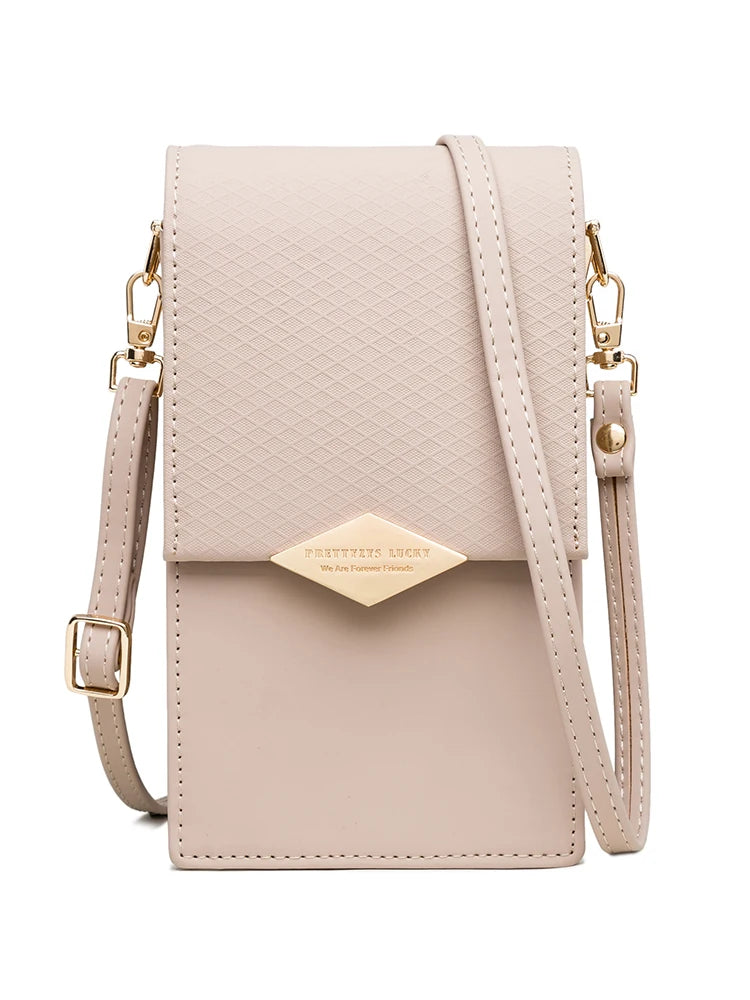 Leather Phone Wallet Crossbody