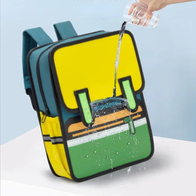 2d Cartoon Backpack