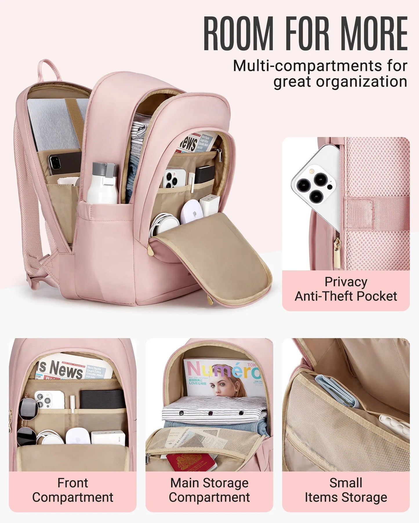 17 Laptop Backpack Women's
