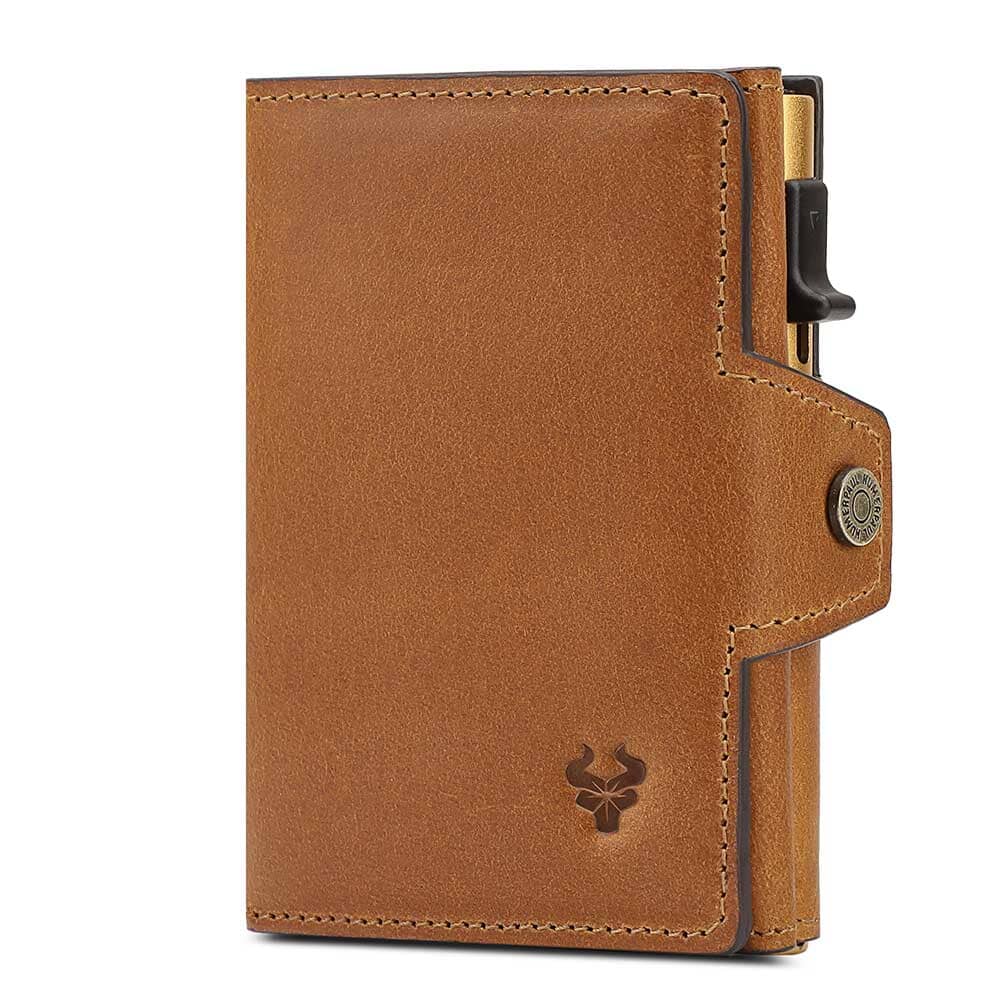 DONBOLSO Minimalist Leather Wallet for Men - Slim Wallet with RFID Blocking  Protection - Pocket Wallet, Bill & Credit Card Holder - Best Wallet Gift