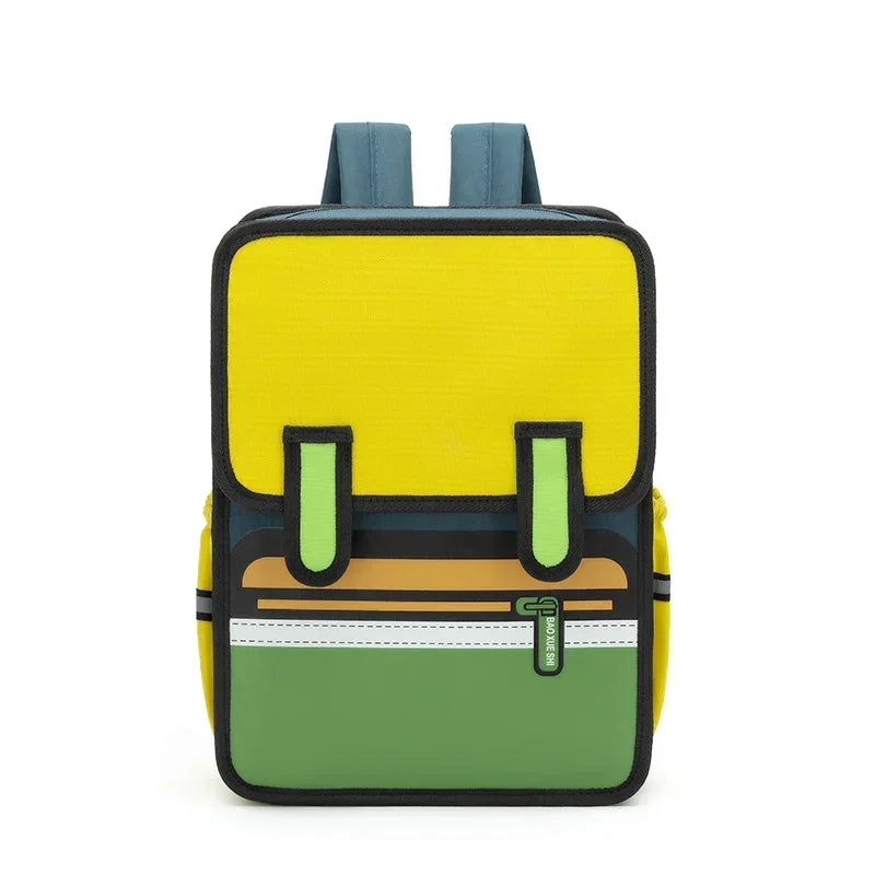 2d Cartoon Backpack