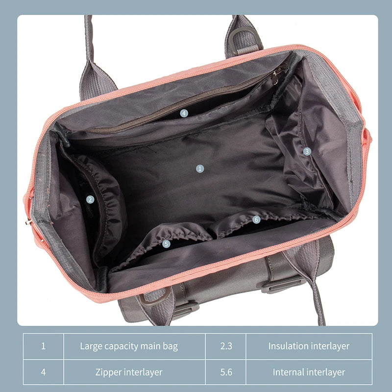 Bolso bandolera para pañales