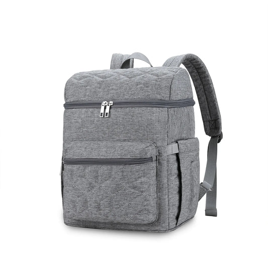 Quilted Nylon Diaper Bag