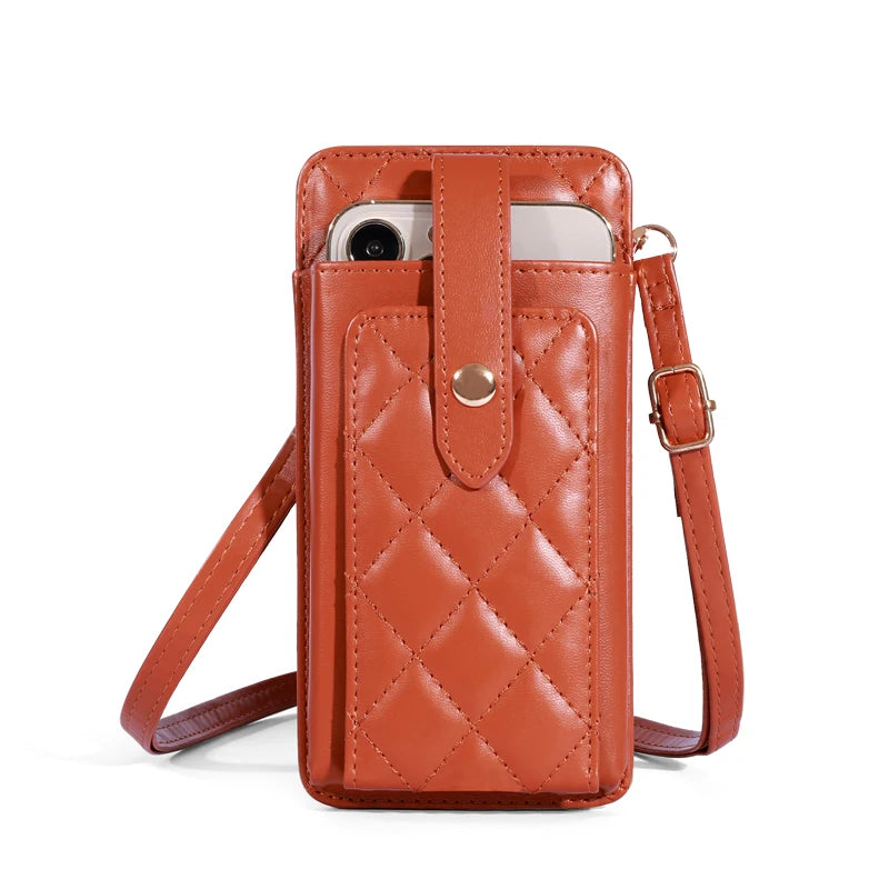 Leather Smartphone Crossbody Bag